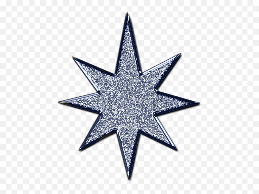 Silver Glitter Star Clipart 2 By - Vector Star Clipart Transparent Background Emoji,Glitter Clipart