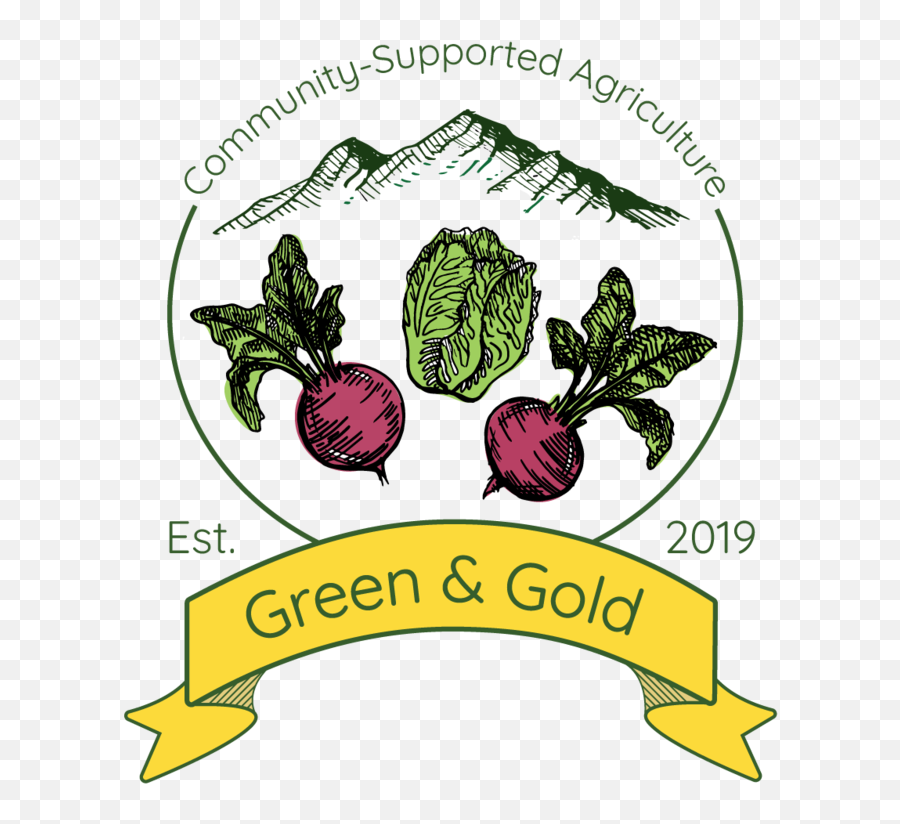 Green U0026 Gold Csa - Superfood Emoji,Gold Transparent