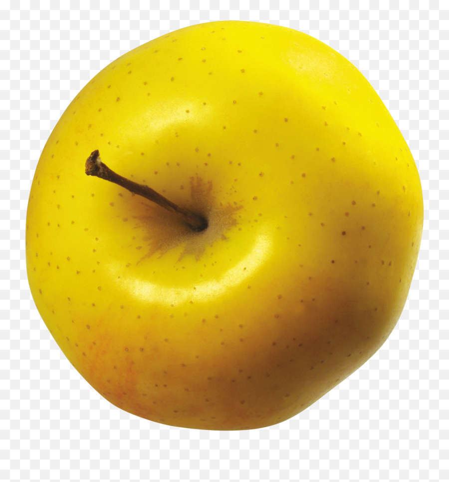 Yellow Apple Transparent Background Png - Yellow Apple Top View Emoji,Apple Transparent Background