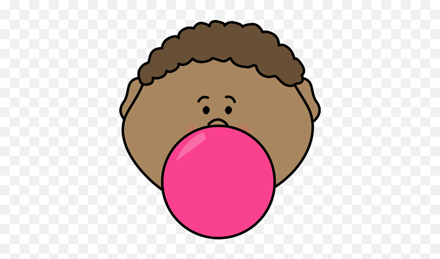 Bubblegum Clip Art - Kid Blowing Bubble Gum Clip Art Emoji,Gumball Machine Clipart
