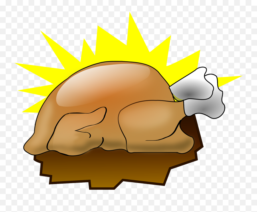 Cooked Turkey Clipart Bclipart Png - Animated Clipart Thanksgiving Turkey Emoji,Cooked Turkey Clipart