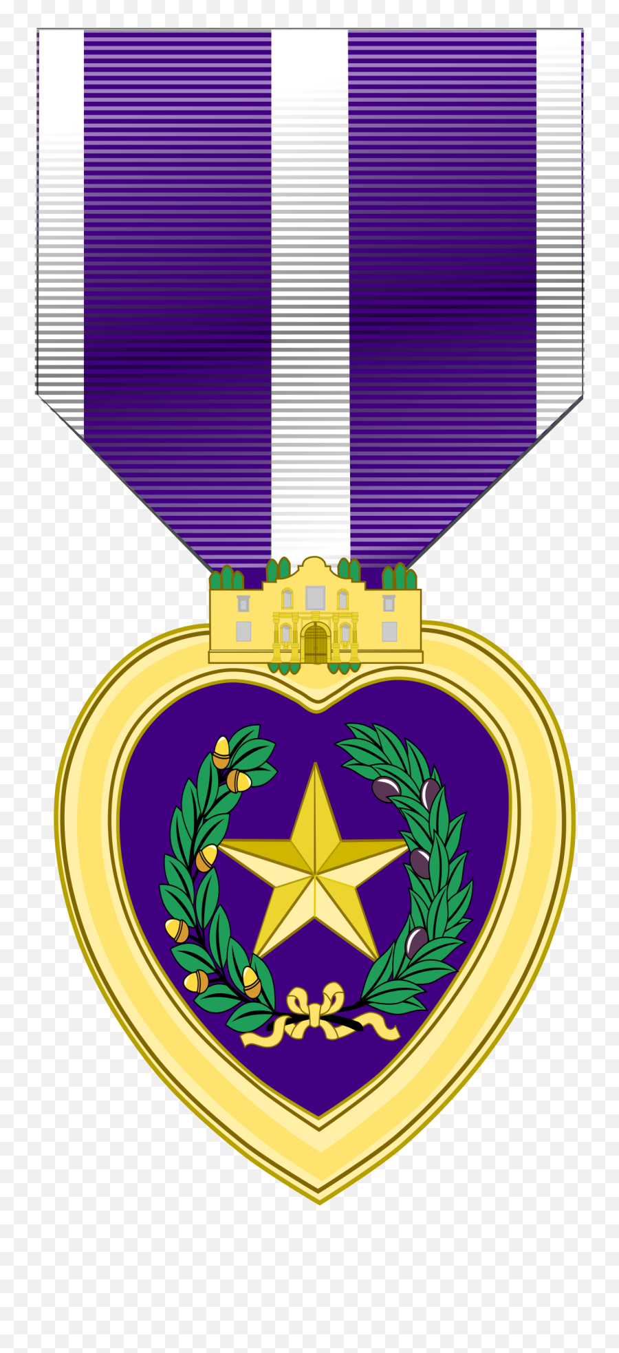 Texas Purple Heart Medal - Purple Heart Clipart Medal Emoji,Purple Heart Png