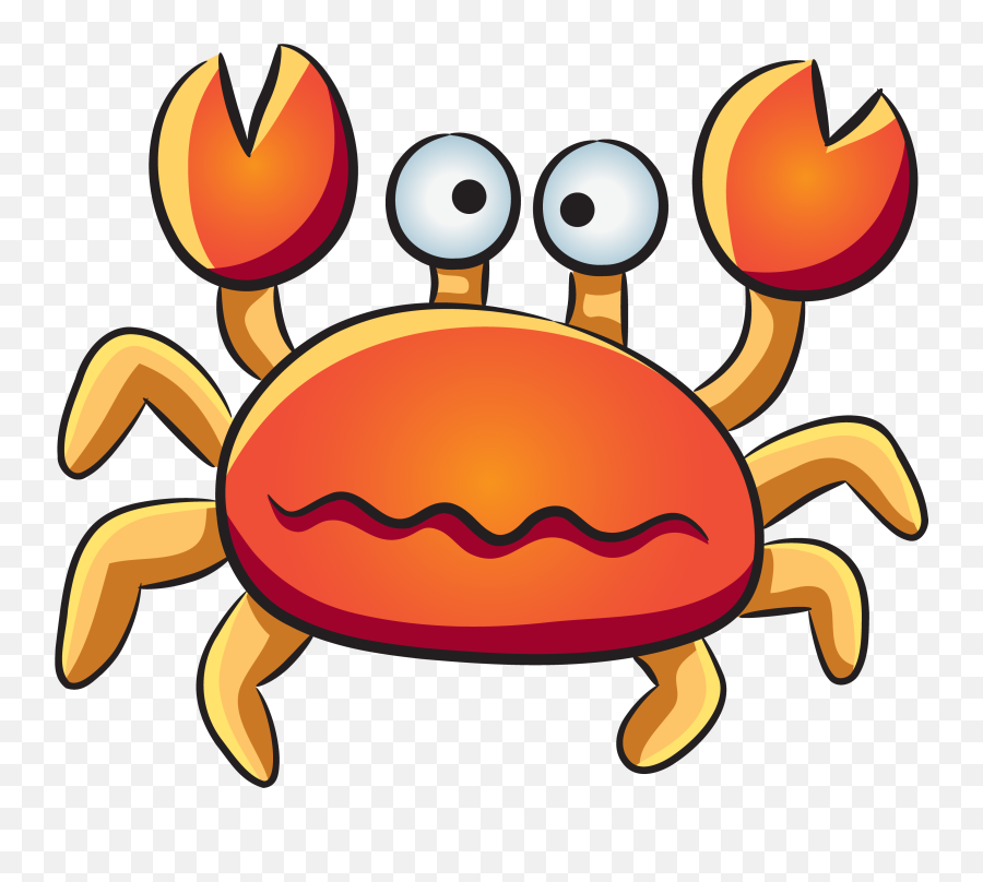 Aquatic Animal Deep Clip Art Crab - Crab Sea Animals Clipart Emoji,Sea Animals Clipart