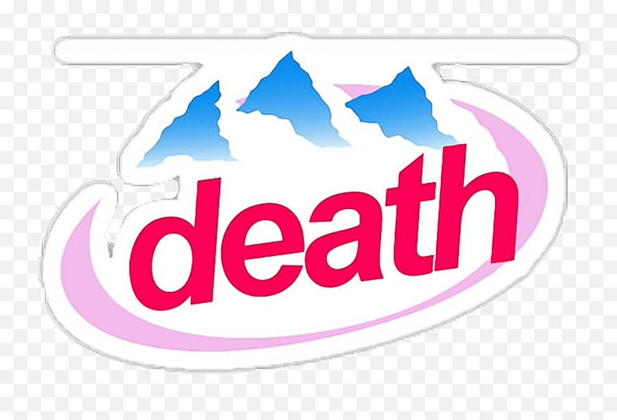 Pink Water With Mountains Logo - Logodix Evian Emoji,Red Logo With Mountains