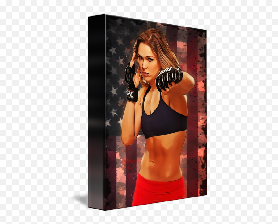 Ronda Rousey By Zapista Zapista - Midriff Emoji,Ronda Rousey Png