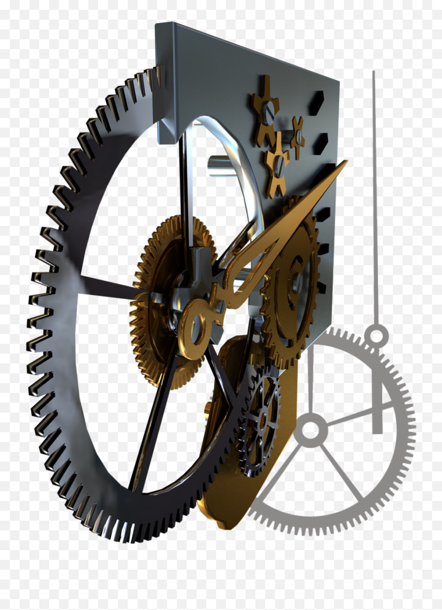 Gear Train Movement Time - Solid Emoji,Gears Transparent Background