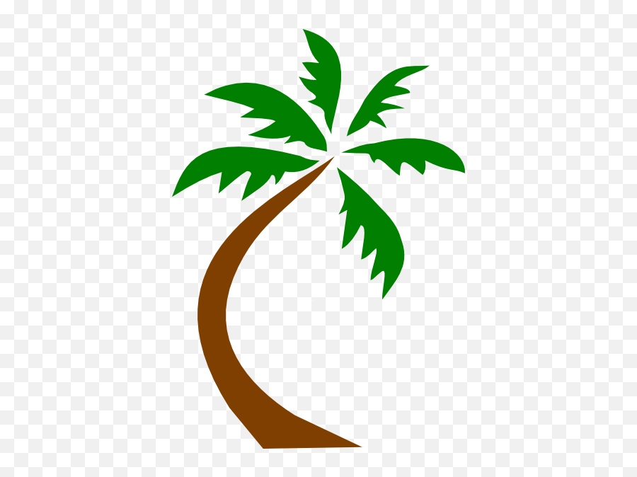 Free Palm Tree Clipart Pictures - Black Coconut Tree Clipart Emoji,Tree Clipart