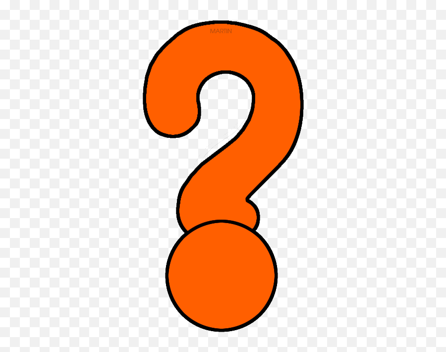 Phillip Martin Orange Question Mark - Dot Emoji,Question Clipart