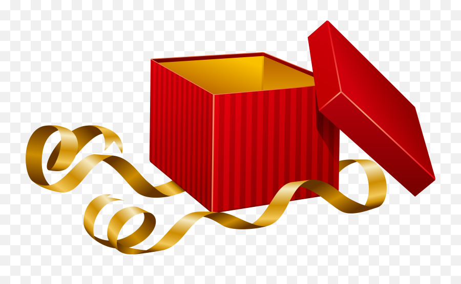 Gift Box Open Png Transparent Cartoon - Christmas Gift Open Png Emoji,Gift Clipart