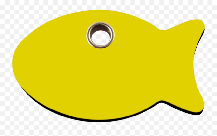 Red Dingo Plastic Tag Fish Yellow 04 - Fiye 4fiys Emoji,Name Tag Clipart