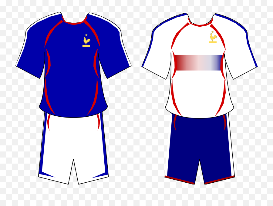 File Fra Kit Svg Wikimedia Commons Open - French Football Emoji,Football Jersey Clipart