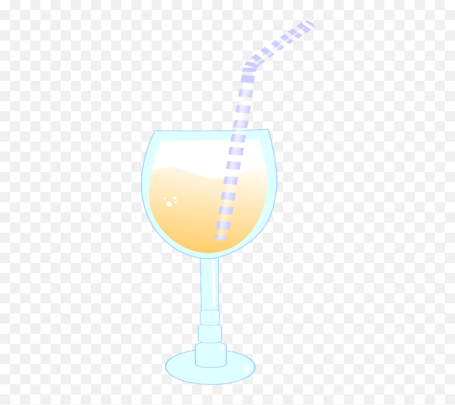 Straw Summer Clipart Clip - Wine Glass Emoji,Summer Clipart