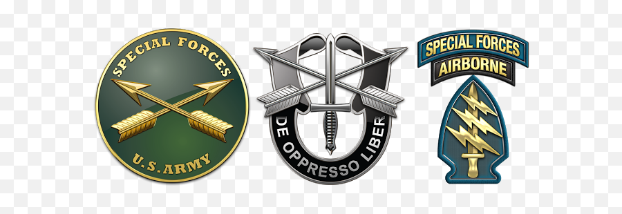 Insignia And - Us Army Special Forces Badge Emoji,Us Army Logo