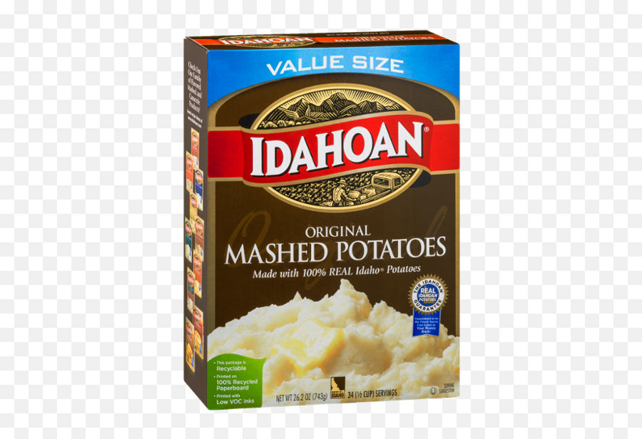Idahoan Original Mashed Potatoes Value Size Reviews 2021 Emoji,Mashed Potatoes Png