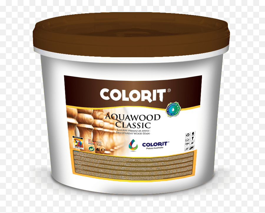 Colorit - Aquawood Classic Emoji,Semi Transparent Wood Stain