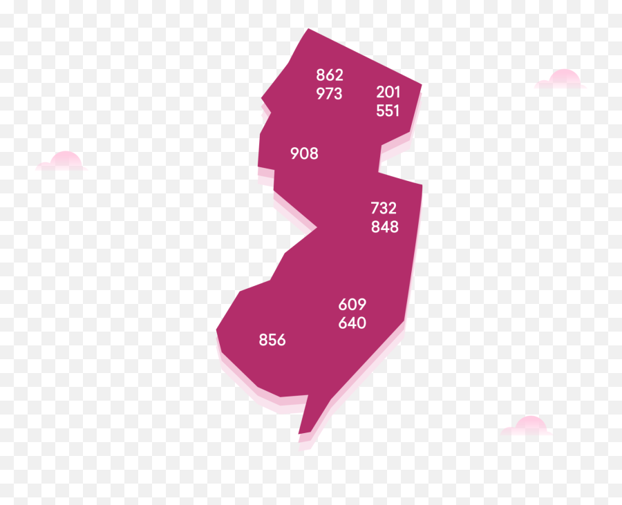 All New Jersey Area Codes Freshdesk Contact Center Emoji,New Jersey Transparent
