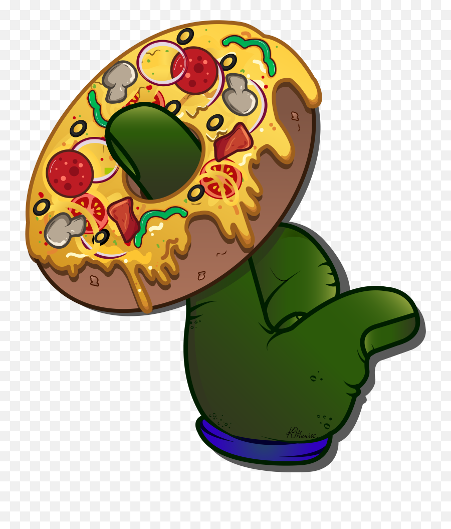 Cartoon Donut - Pizza Donut Png Download Original Size Pizza Donut Png Emoji,Donut Png