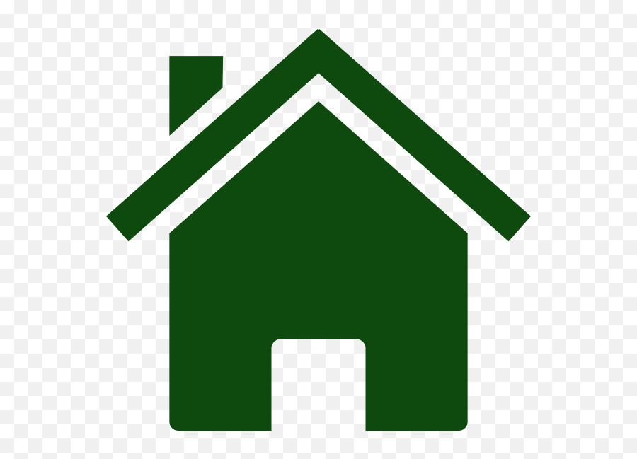 This Free Clip Arts Design Of Dark Green House - Plain Home Icon Dark Green Emoji,Gingerbread House Clipart
