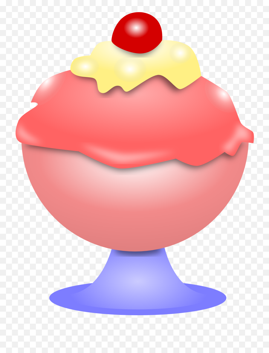 Ice Cream Sundae Clip Art At Clker - Strawberry Sundae Clip Art Emoji,Ice Cream Sundae Clipart
