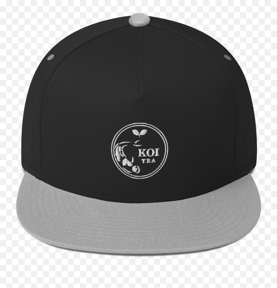 Snapback Hat With Koi Tea Logo U2014 Koi Tea Bubble Tea And Ice Cream Emoji,Tea Logo