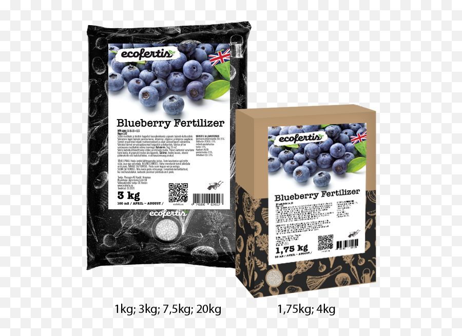 Blueberry Fertilizer U2013 Ecofertiseu - Fertilizer Emoji,Blueberry Png