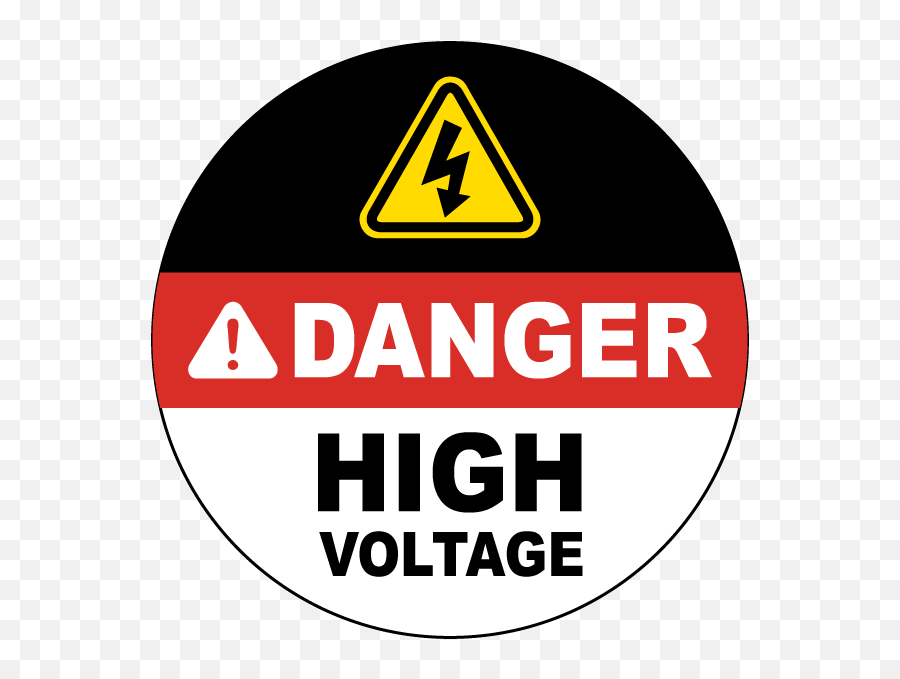 Hazard Voltage Free Download Png Hd - Caution Danger High Voltage Emoji,Scarey Clipart