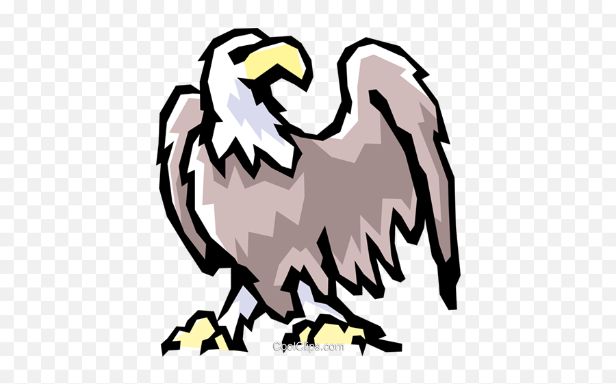 Bald Eagle Royalty Free Vector Clip Art Illustration - Language Emoji,Bald Eagles Clipart