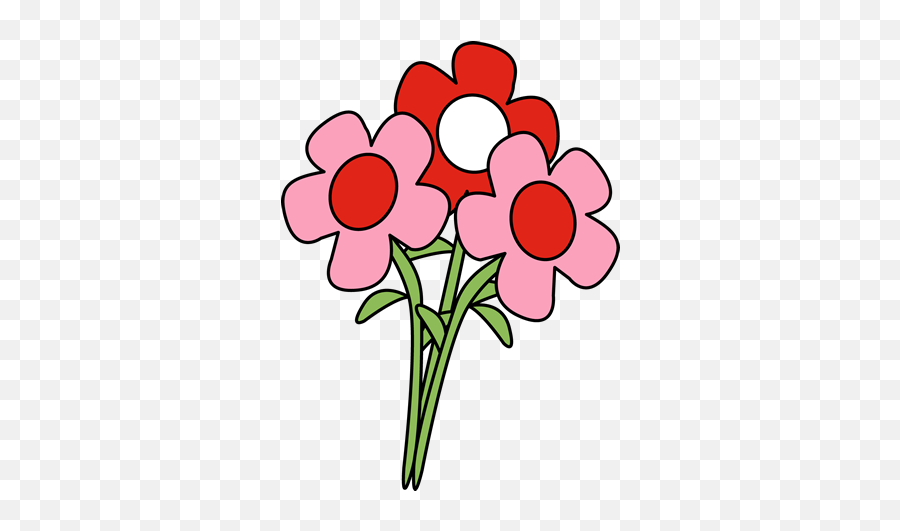 Valentines Day Clip Art - Valentines Flowers Clipart Emoji,Clipart