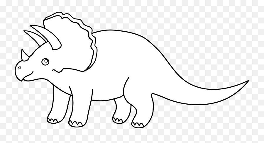 Outline Png Files Clipart - Printable Dinosaur Clipart Black And White Emoji,Dinosaur Clipart