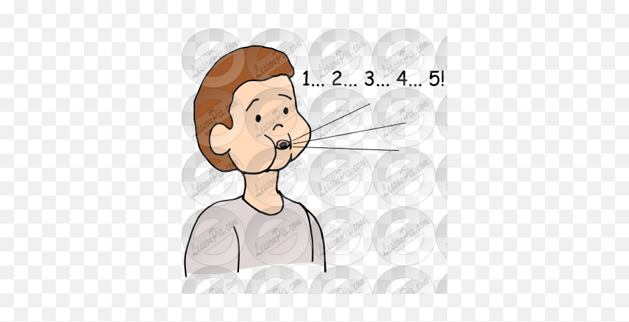 Breathe And Count Picture For Classroom Emoji,Breathe Clipart