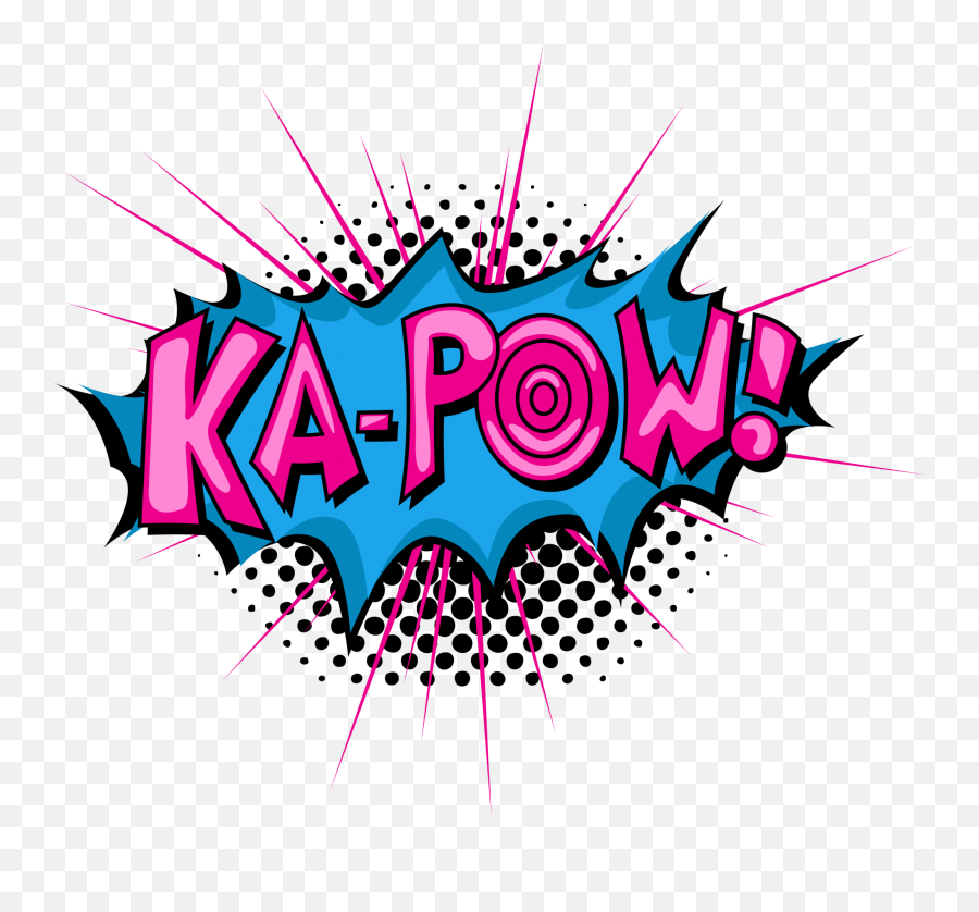 Download Pow Png Pink - Kapow Pink Png Image With No Emoji,Pow Clipart