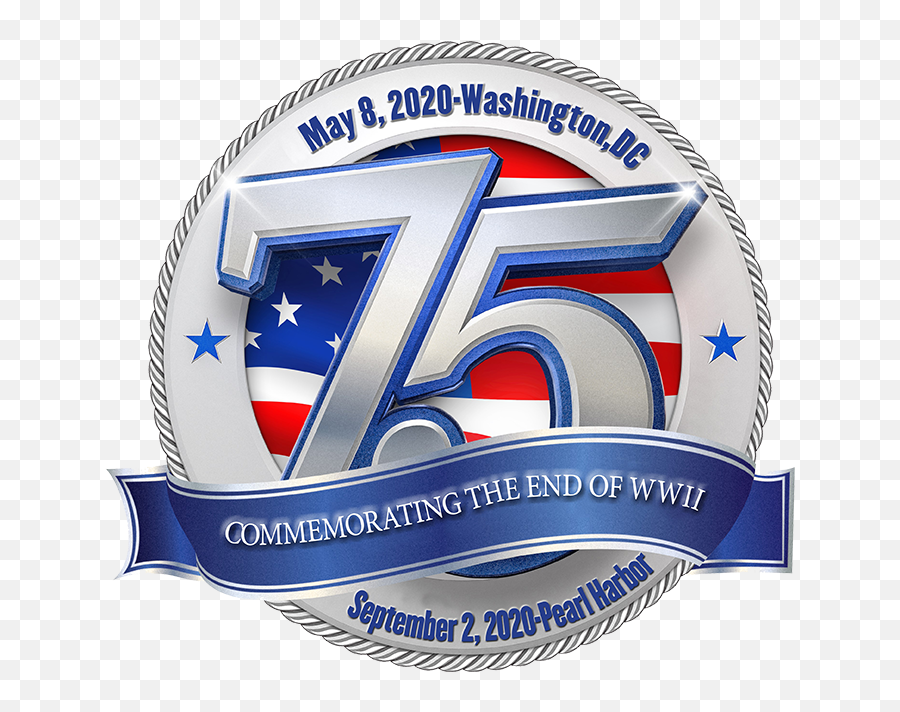 75th Wwii Commemoration Emoji,Ww2 Logo