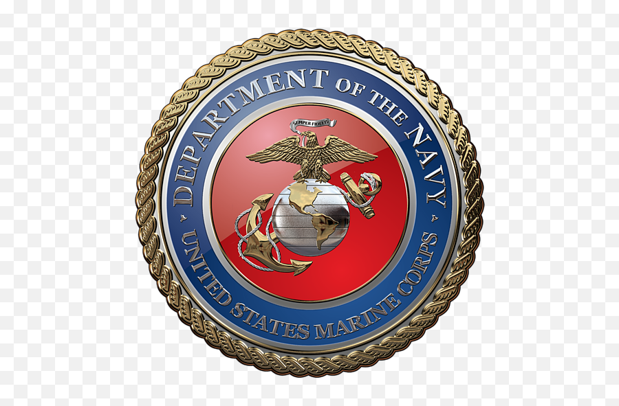 U S Marine Corps - U S M C Seal Over Black Velvet Face Mask Emoji,U.s Marine Corps Logo