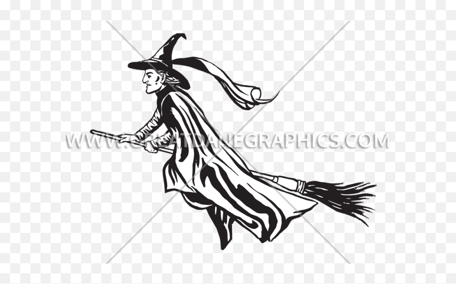 Drawn Witch Broom Sketch Clipart - Full Size Clipart Emoji,Witch Broom Clipart