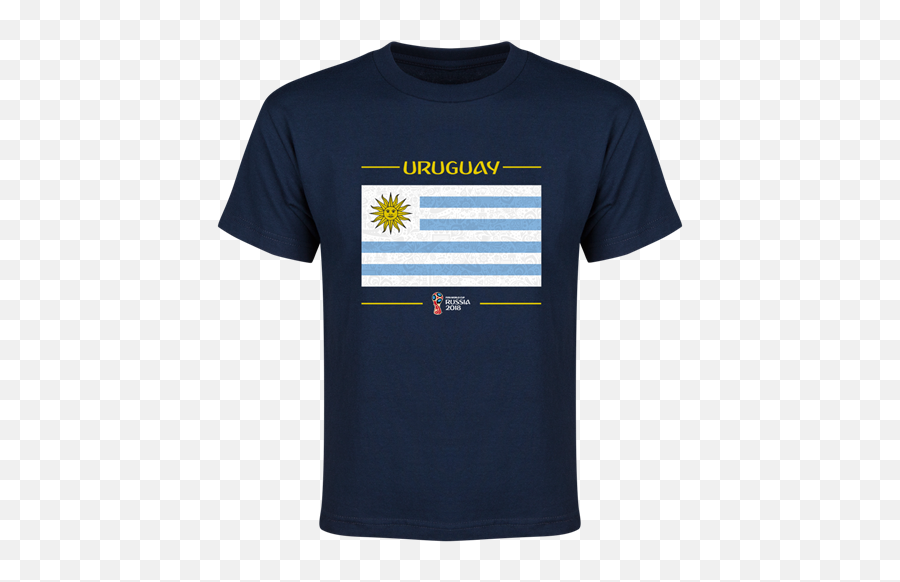 Uruguay 2018 Fifa World Cup Russia Flag Youth T - Shirt Emoji,Uruguay Flag Png