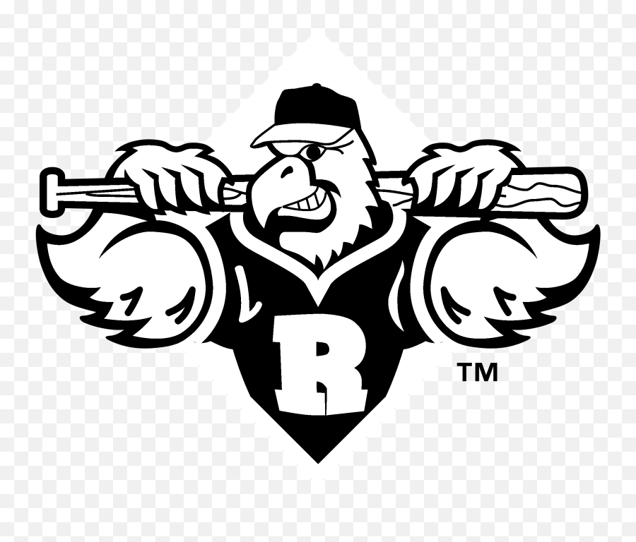 Download Rochester Red Wings Logo Black And White - Rochester Red Wing Vector Logo Emoji,Wings Logo
