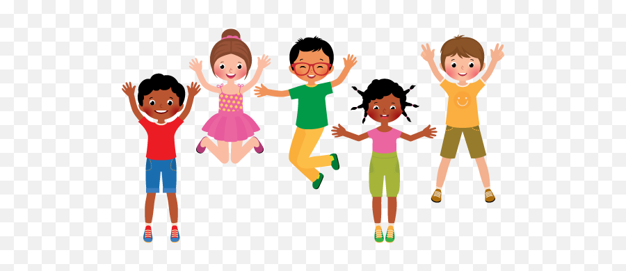 Download 15 Children Fun Clipart Png - Transparent Background Kids Jumping Clipart Emoji,Fun Clipart