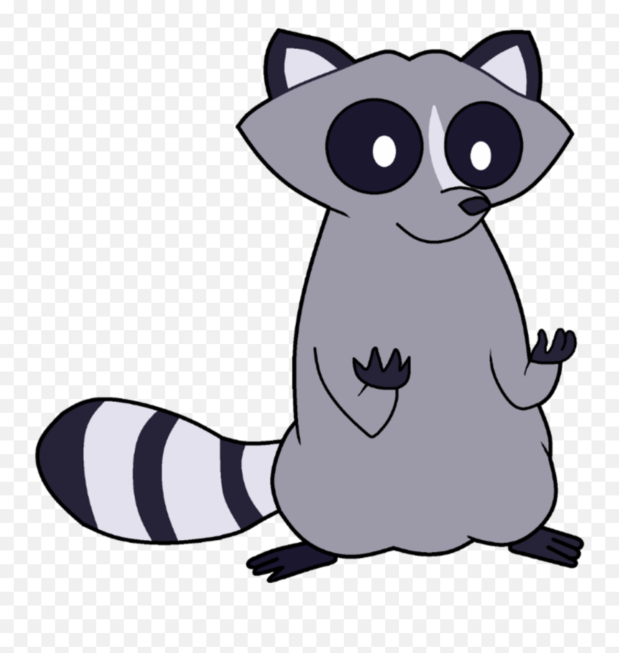 Cartoon Raccoon Png Clipart - Full Size Clipart 5433751 Emoji,Raccoons Clipart
