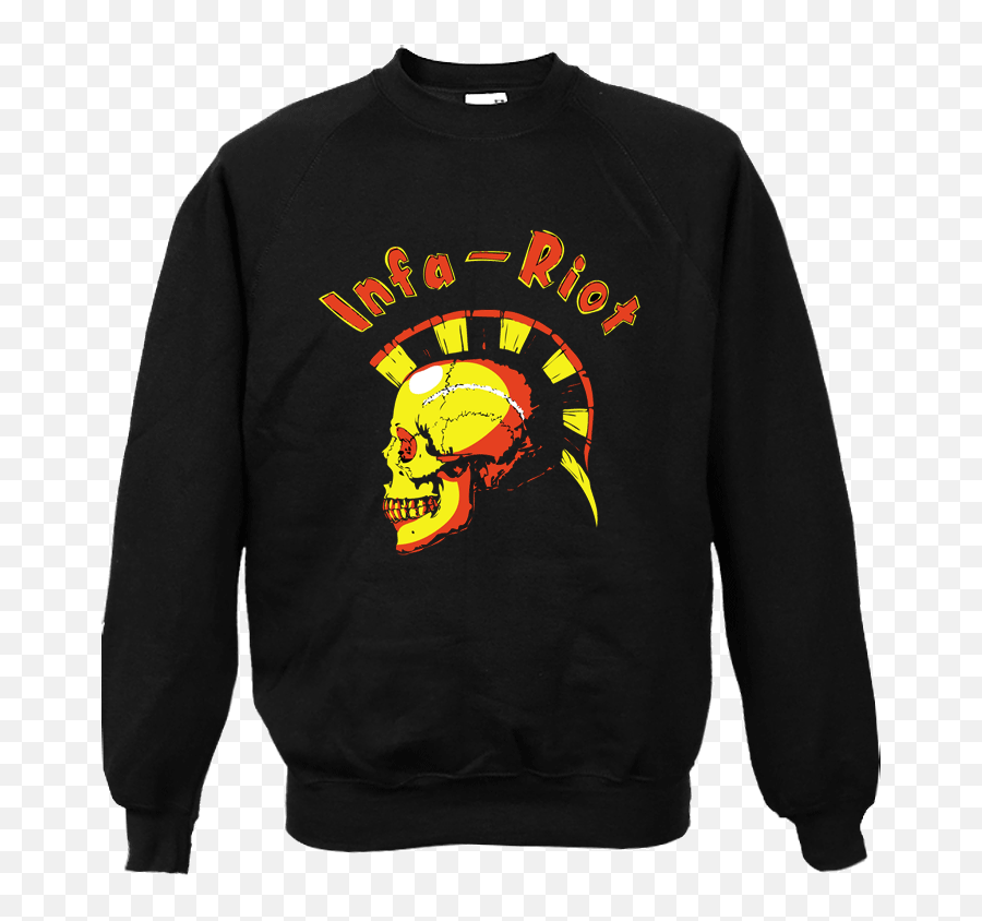 Infa Riot Sweatshirt - Infa Riot Emoji,Riot Logo