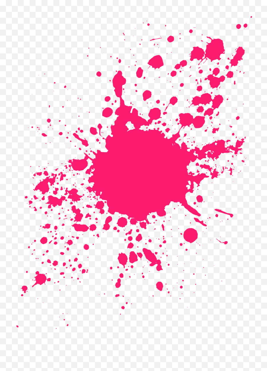 Paint Splatter Png Download - Pink Paint Splatter Emoji,Paint Splatter Png