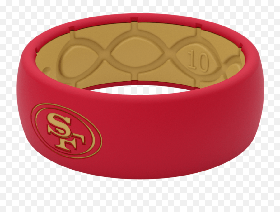 Original Nfl San Francisco 49ers - 49ers Silicone Ring Emoji,San Francisco 49ers Logo