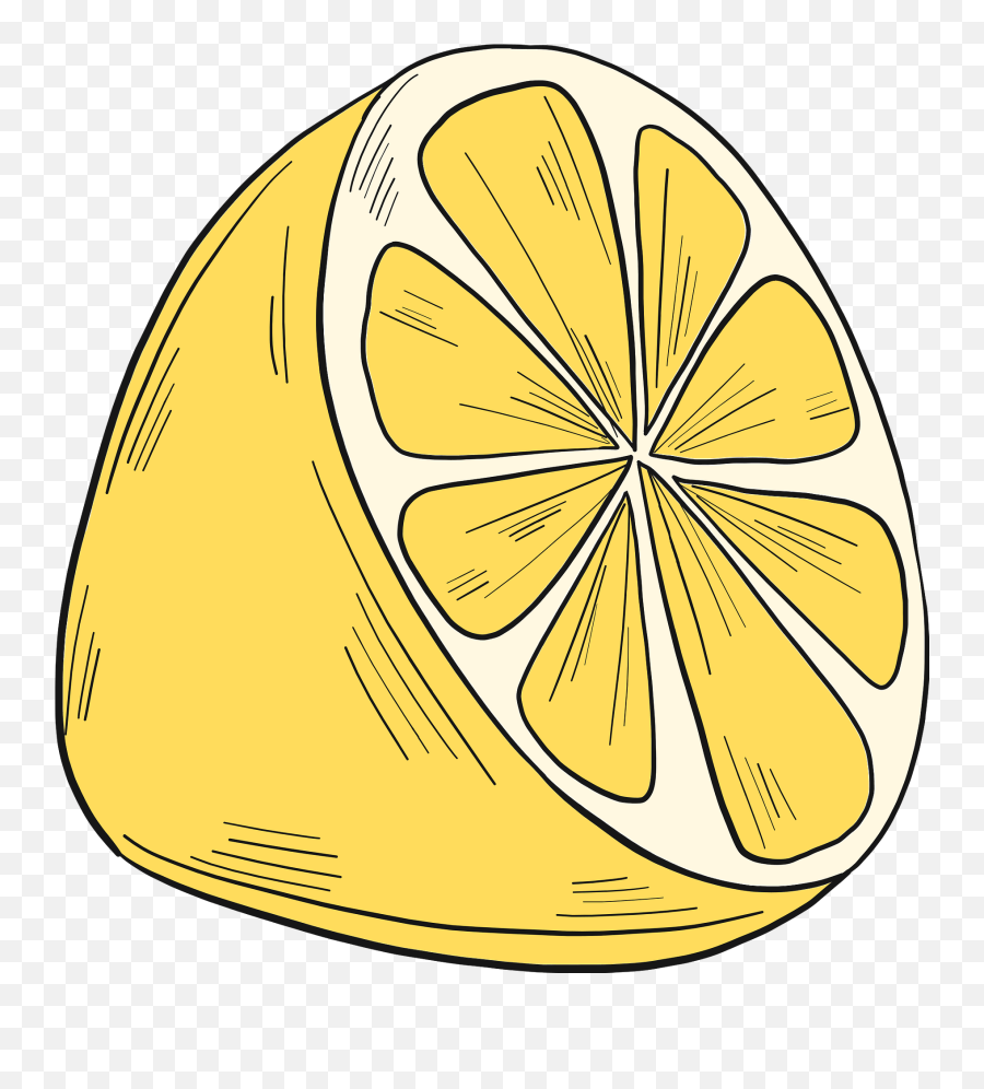 Half Lemon Clipart Free Download Transparent Png Creazilla - Sweet Lemon Emoji,Lemon Clipart