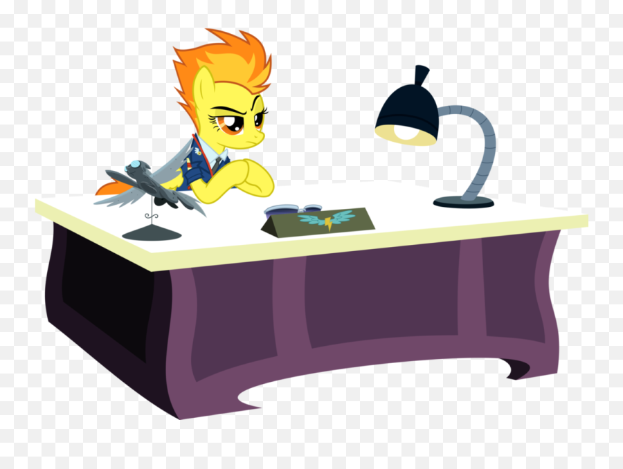 Desk Clipart Clear Desk - My Little Pony Office 1061x752 Pinkie Pie Emoji,Desk Clipart