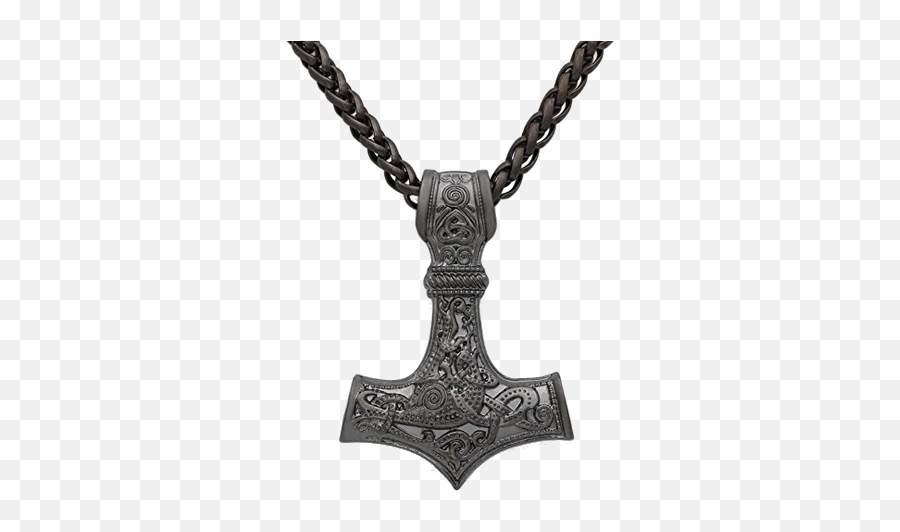 Download Release Your Inner Viking With - Collar Nórdico Png Emoji,Mjolnir Png