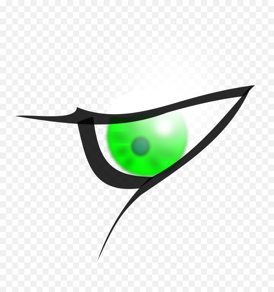 Green Anime Eye Png Clip Arts For Web - Transparent Dragon Eye Png Emoji,Anime Eye Png