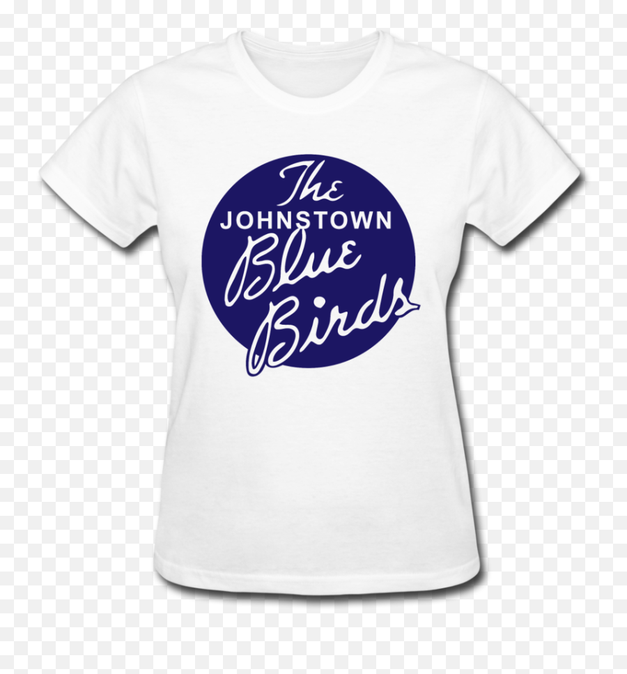 Johnstown Blue Birds Logo Womens T - Female T Shirt Vector Emoji,T Birds Logo
