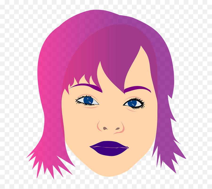Head Eyes Woman - Free Vector Graphic On Pixabay Clip Art Emoji,Teenager Clipart