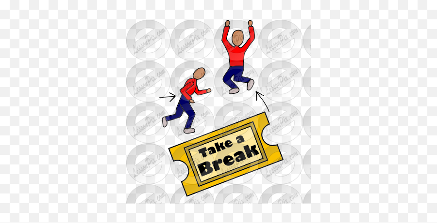 Movement Break Picture For Classroom Therapy Use - Great For Running Emoji,Break Clipart