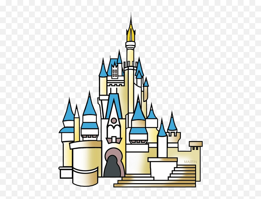 Disney Castle Clipart Gif - Disney Castle Clipart Emoji,Castle Clipart