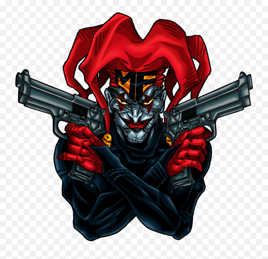 Joker Logos - Joker Logo With Gun Emoji,The Jokers Logo